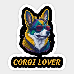 corgi lover Sticker